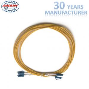 China 2 Meters Optical Fiber Patch Cord , Duplex Fiber Optic Patch Cable G652D wholesale