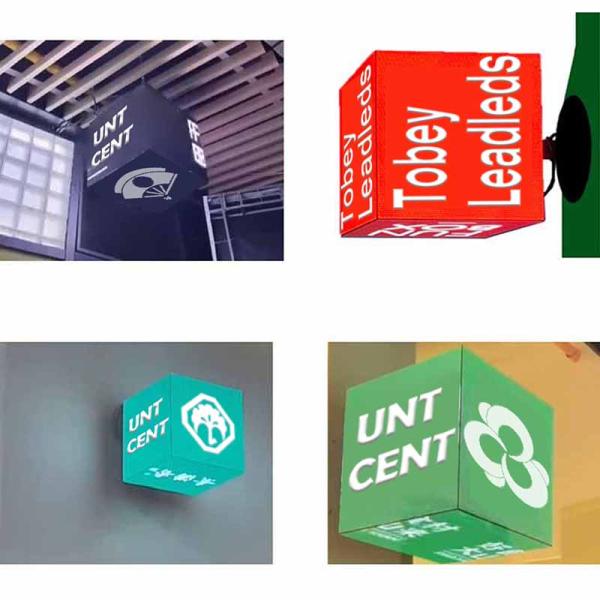 Retail Retail LED Cube Screen Supermarket Indoor and Outdoor P2 5 P3 Cube LED Display Screen
