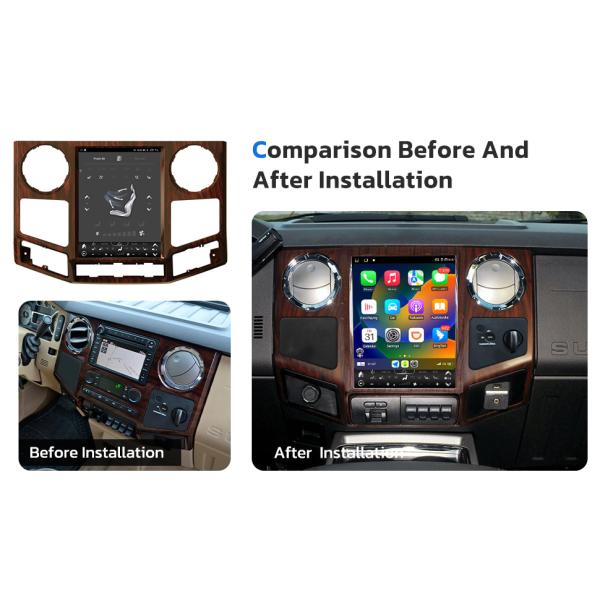 Viknav Car Radio For Ford F250 F350 (2008 2009 2010) 12.1 inch Android Auto Multimedia GPS Navigation Head Unit 8 Core S