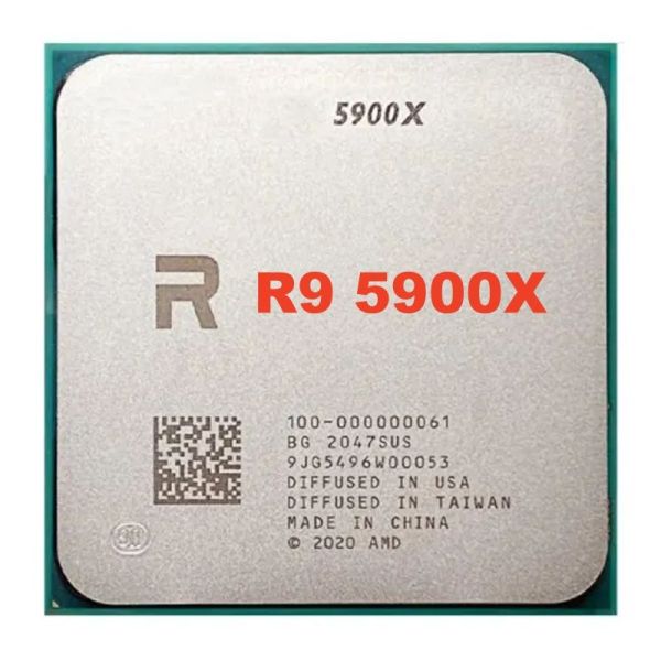Customized R9 5900X 3.7 GHz to 4.8GHz twelve-Core 24-Thread CPU Processor R9 32MB socket AM4 New TRAY R9 CPU processor
