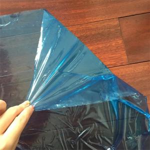 China Wholesale Dustless Self Adhesive Hard Floor Protective Film Protection Roll Pe Surface Wood Floor Protection Film on sale