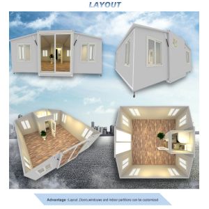 Modern Design Movable Expandable Shipping Container Frame House Prefabricated