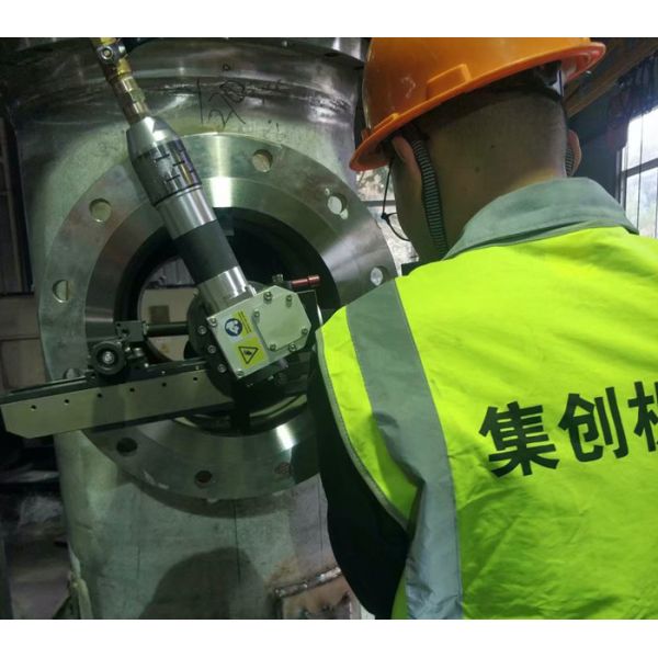 Internally Mounted 3.15"-24" Flange Facing Machine Swivel Tool Post Pneumatic / Electric
