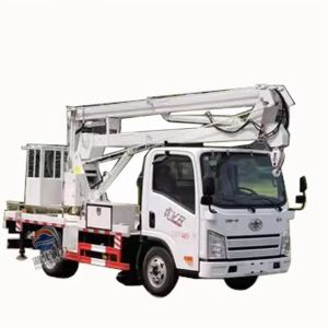 China FAW Single-row Folding Arm Aerial Work Truck Work High Lift Operation Elevated Operation wholesale