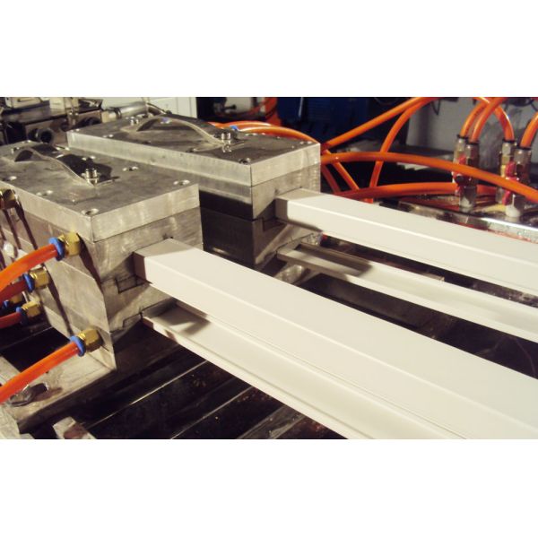 Shenzhen HYPET Popular PVC Wire Duct Cable Extrusion Machine With Punching Machine And Slotting Machine