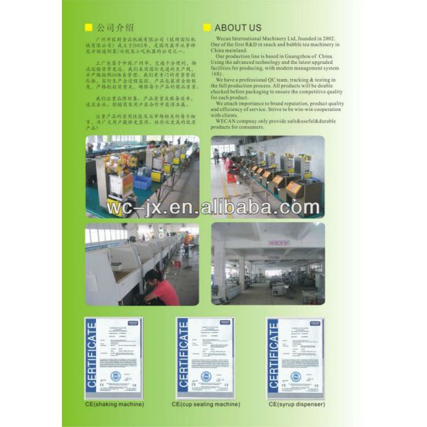 intelligent fully automatic sealing machine for bubble tea cup