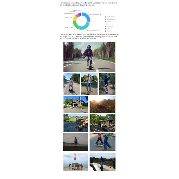 Unfolding 10.5Ah 700W One Tire Electric Skateboard 13m/H