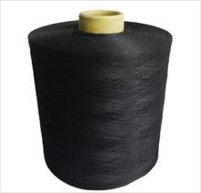 China Ring Spun Polyester Dyed Yarn Textured Polyester Fiber Yarn Cone Package wholesale