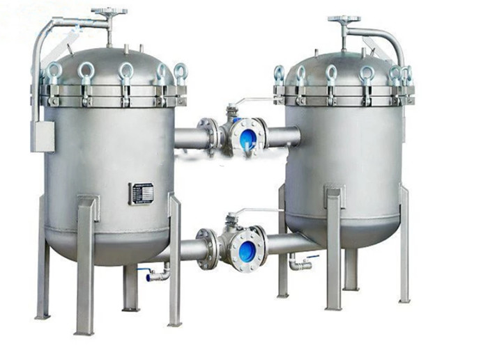 China V Clamp Hinged SS Micron Filter Housing Size Customized For Water Treatment wholesale