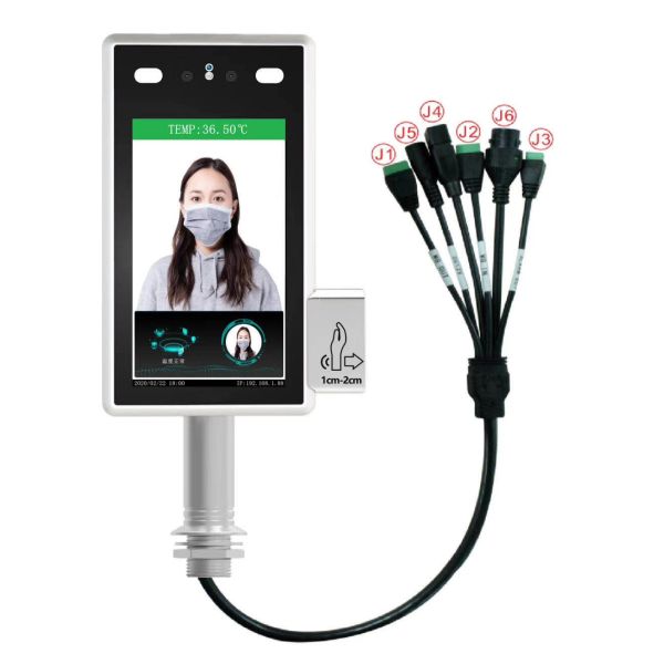 DC 12V 2.0MP Face Recognition Thermo Temperature Scanner