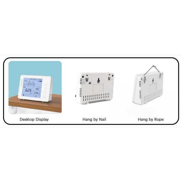 Rechargeable Indoor CO2 Meter NDIR Non Dispersive Infrared Sensor