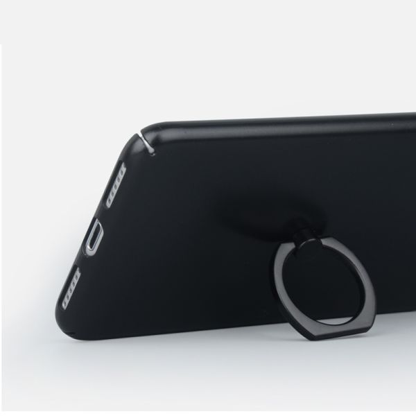 Hard PC Ultra-thin Solid Color Ring Bracket Back Cover Cell Phone Case For iPhone 7 6s Plus 5s