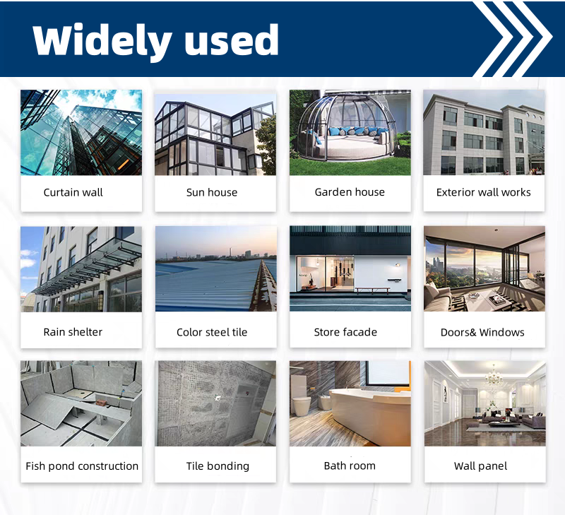 Acid Cured silicone sealant Glass Aquariums Construction Packing 300ml