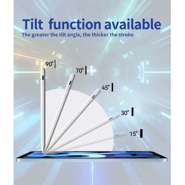 Wireless Drawing Pen For Ipad 4096 Level Pressure Sensitivity Aluminum Alloy