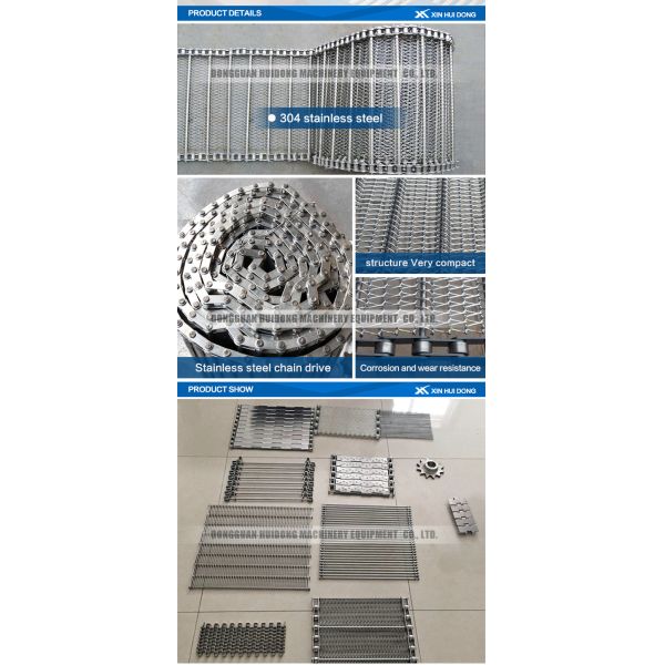 Metal Stainless Steel Conveyor , Wire Mesh Conveyor With Heavy Loading