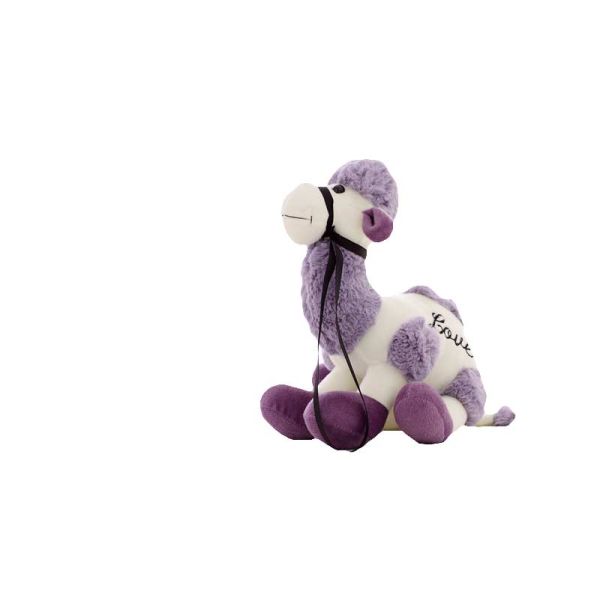 33cm Tall Simulation Camel Plush Toy With Reins