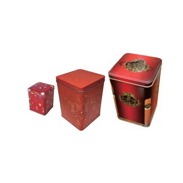 DADI Tinplate Vintage Storage Tins Candy Tin Box For Chocolate Biscuit Cookie