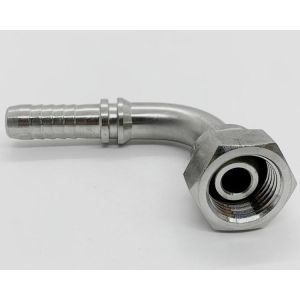 China Stainless Steel 22691 Hydraulic Elbow 90 Degree Hose Fitting for Pipe Lines Connection on sale