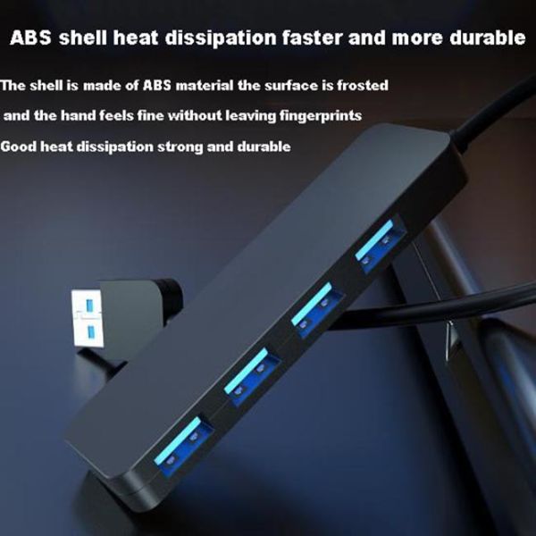 60cm 120cm 4 Port Usb 3.0 Splitter Usb 3.0 Hub Power Adapter