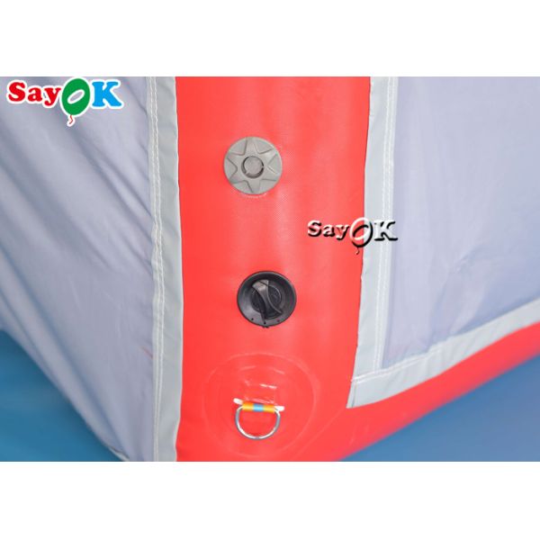 Inflatable Work Tent Gray Air Tight Inflatable Tent Car Spray Booth Waterproof Anti UV