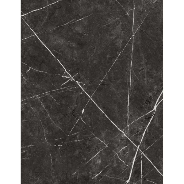 Quality Customized Black Imitation Marble ABA SPC Flooring 4mm - 6mm for sale