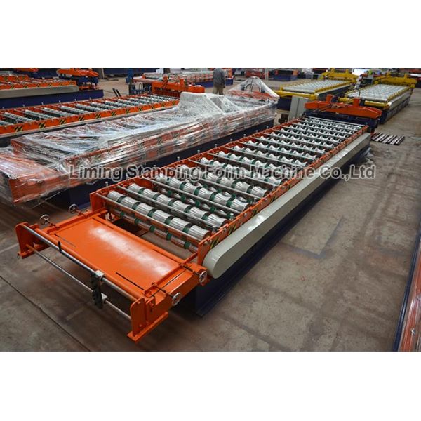 Bamboo Style Galzed Tile Roofing Sheet Roll Forming Machine