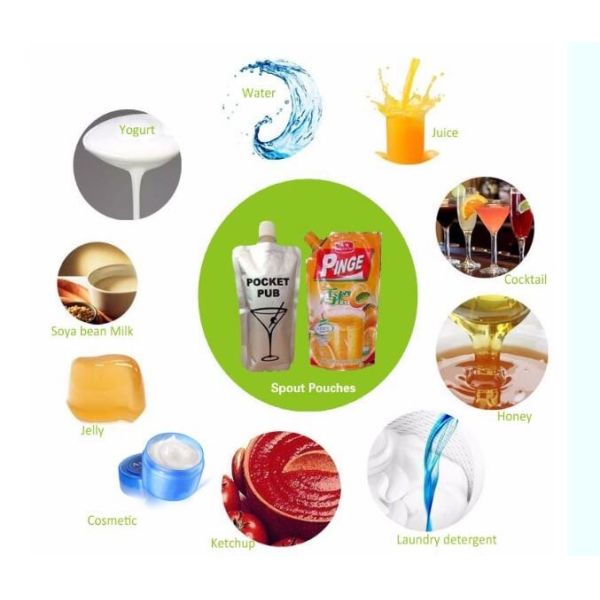 100% eco-friendly custom liquid detergent stand up pouch for laundry detergent