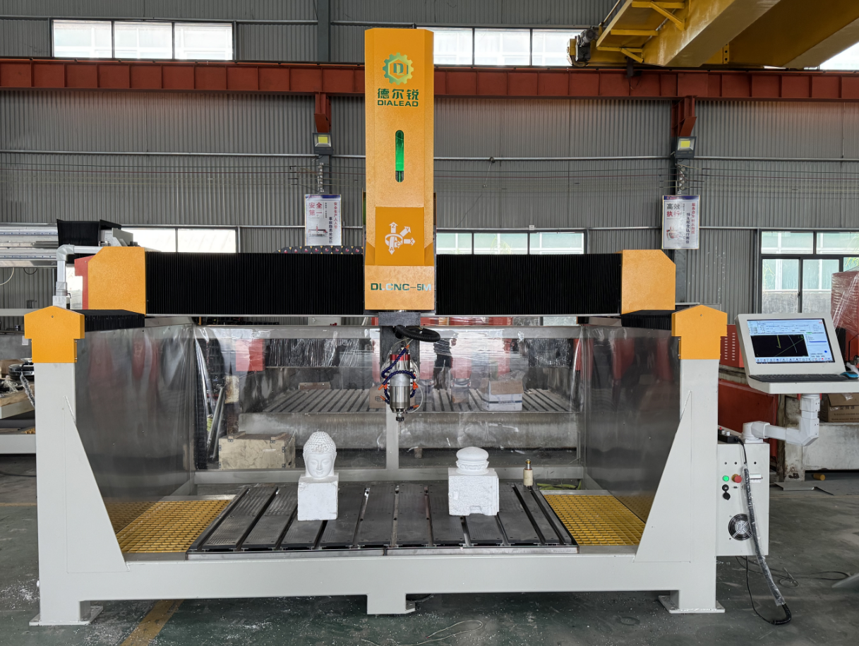 5 Axis CNC Stone Carving Machine CNC Router For Statuette