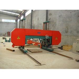 China MJ2000 automatic heavy duty large horizontal band sawmill wholesale
