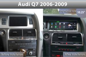 China 10.25 Inch Audi Android Radio Car GPS Navigation Radio With Screen wholesale