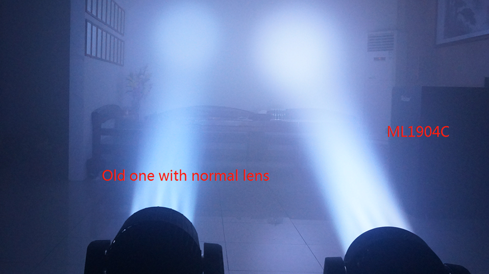19 piece 10W RGBW 4 in1 Color Led Beam Moving Head Light With Wash Effect