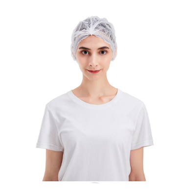 Food processing Non Woven Bouffant Cap OZONE Disinfecting