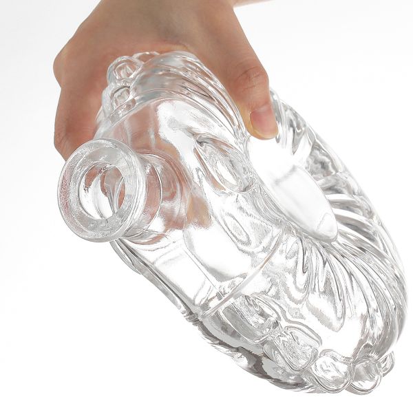 Spray Cap White Glass Material Whiskey Liquor Bottle with Stopper 500ml 750ml Design