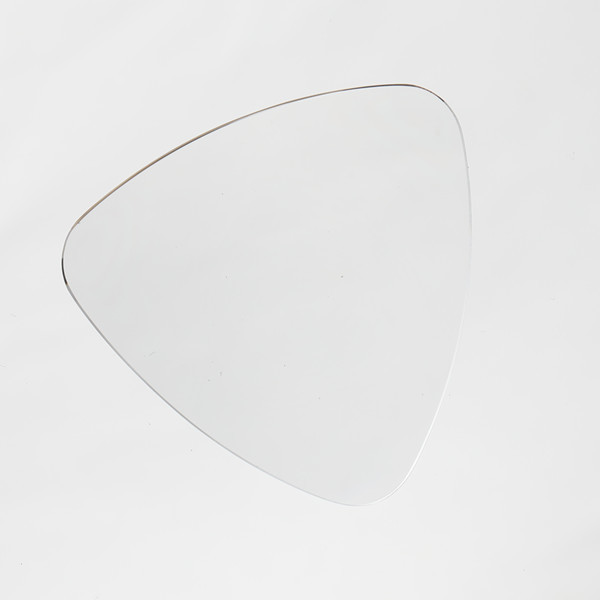 Laser Cutting Triangle Single Dome Crystal Sapphire Watch Lens Glass