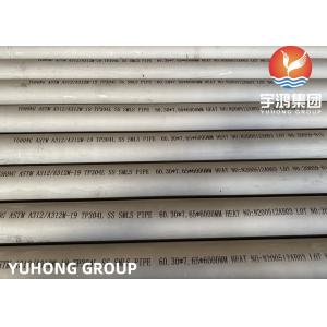 ASTM A312 TP304L SS Seamless / Welded Pipe Square / Round Pipe Available