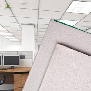 China Modern Style PVC Gypsum Ceiling Tiles Rectangle Shape Square Edge wholesale