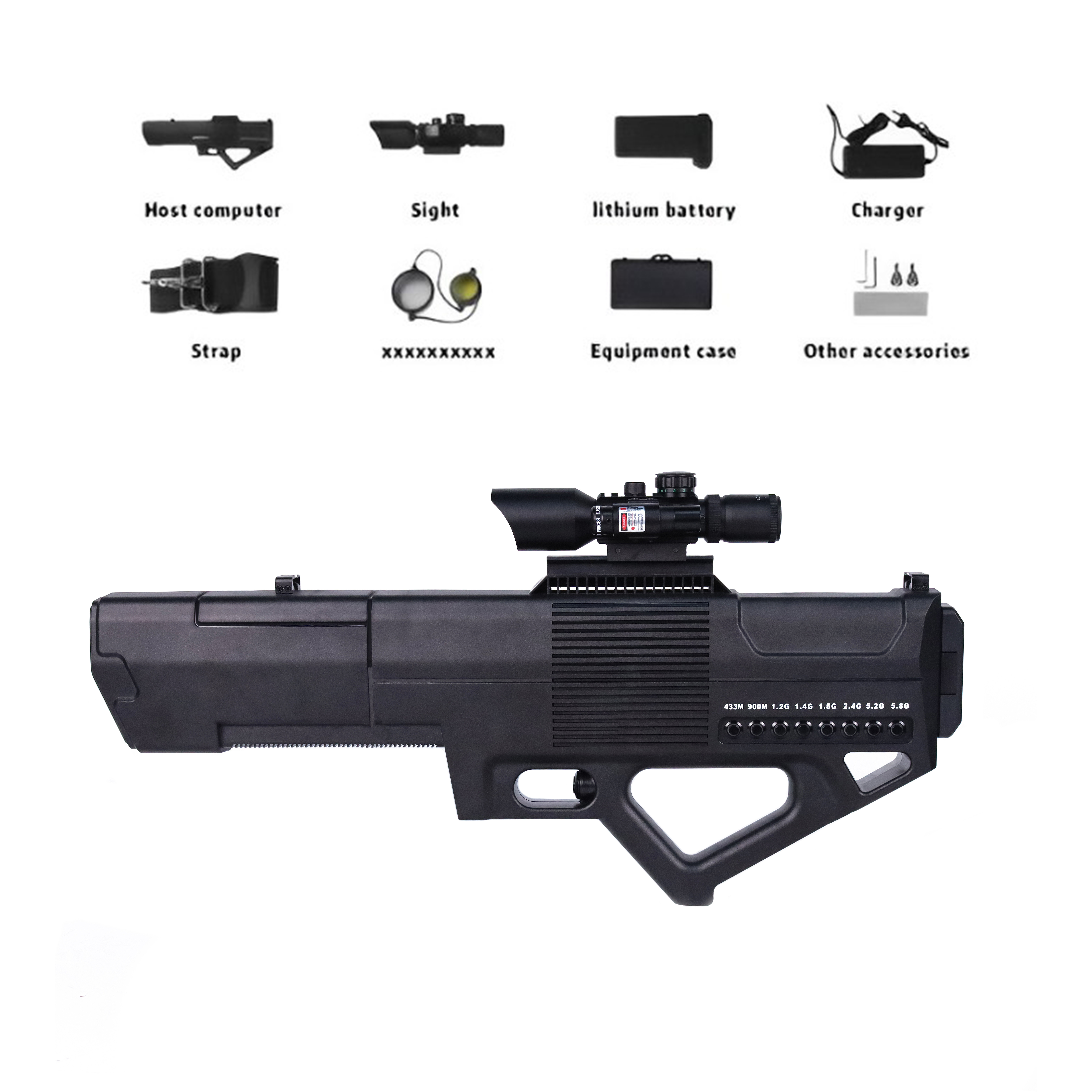 China 6 Channel Anti Drone RF Frequency Blocker Radio Frequency Jamming Devices 24V 10A wholesale