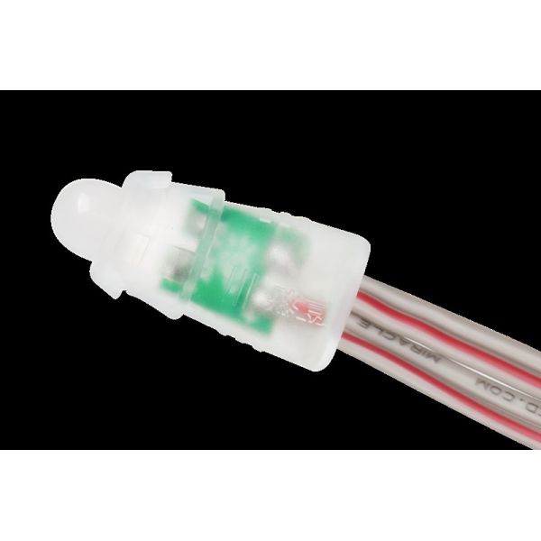 Anti UV PC Epistar 5v 12mm 0.1W LED Pixel Light