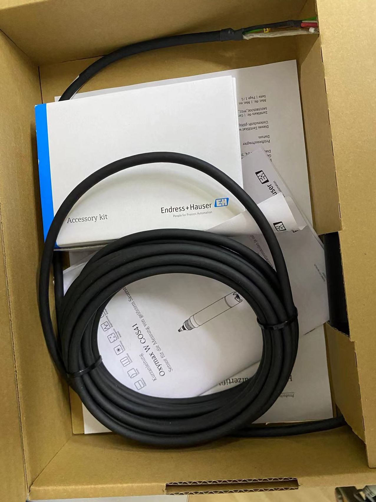 Endress+Hauser Oxymax COS41-2F Membrane-Based Amperometric Dissolved Oxygen Sensor with High Measurement Accuracy