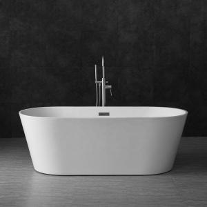 China OEM ODM 1700mm Freestanding Bathtub White Stand Alone Tub wholesale