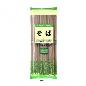 China Oem Udon Noodles Soba Low Fat Black Japanese Style Dry Weight Loss 300g Buckwheat Flavor on sale