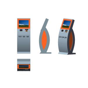 China Customized Self Payment Touch Screen Kiosk With Barcode Scanner on sale