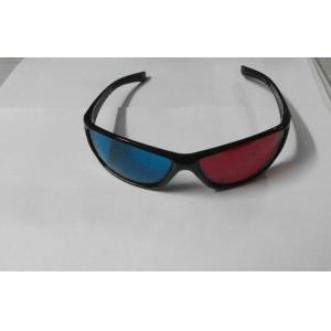 China Foldable Plastic Red Cyan 3D Glasses For Home Theater wholesale