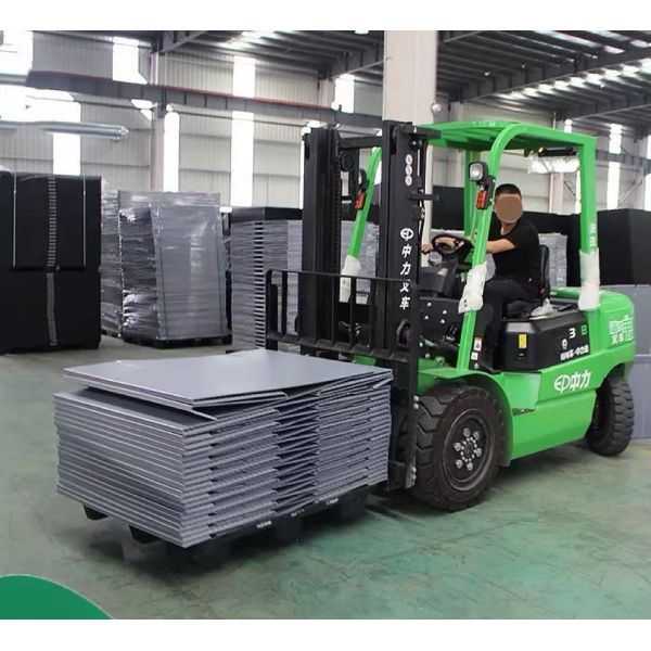 300kg Capacity Plastic Moving Containers Foldable Plastic Bulk Container Impact Resistant