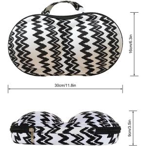 1680D nylon Portable Bra EVA Travel Case With Net