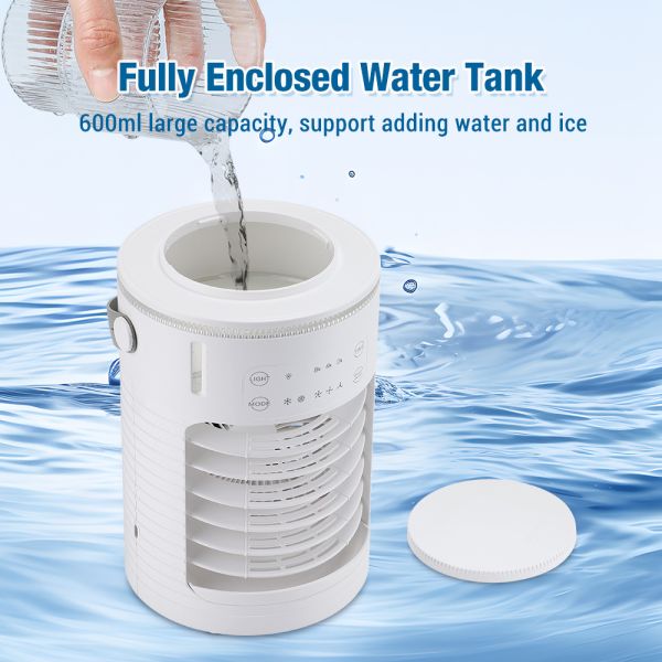 English Operating Language Cooling Fan USB Powered Multi-function Humidifier for Home