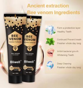 China Oral Care Whitening Organic Effective Bee Venom Toothpaste For Sensitive Teeth wholesale