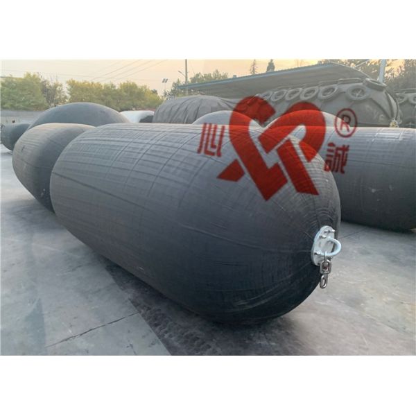 Chain Net Rubber Pneumatic Marine Fenders Black Color For Ship Vessel