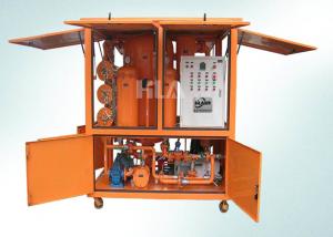 China Vacuum Transformer Mobile Oil Treatment Plant / Insulating Oil Portable Oil Purifier wholesale