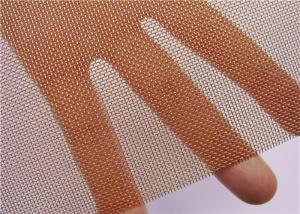 China 4x6 Inch 0.5mm Copper Woven Wire Mesh Sheets wholesale